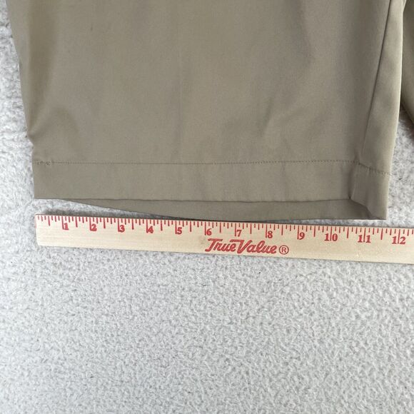Nike Golf Shorts Mens Sz 34 Dri-Fit Khaki Beige Bone Tech Chino Stretch - Picture 8 of 16